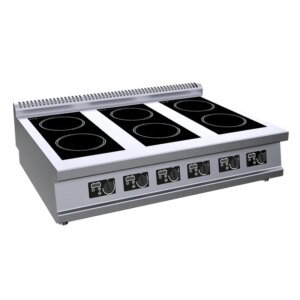 Commercial Restaurant Induction Cooker Stainless Steels Electric Induction Cooker Table Top 6 Burner Induction Cooker