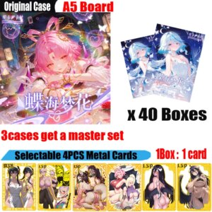 New A5 Board Butterfly Dream Flower Sea Hobby Colleciton Card Doujin CCG Waifu Board Anime Toys Card Gifts