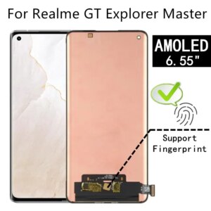 LCD Display Touch Screen Digitizer Assembly, 6.55 “AMOLED for Realme GT Explorer Master RMX3366, GT Master Edition