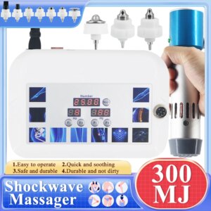 Shockwave Therapy Machine Massage Effective 300MJ For ED Treatment Erectile Dysfunction Muscle Pain Relief Relaxation Shock Wave