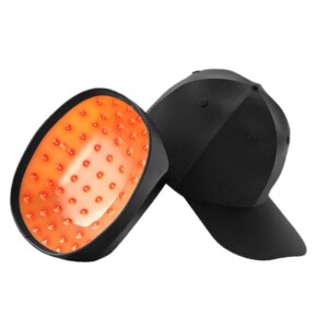 Pulsing near infrared light therapy hat red light hair cap