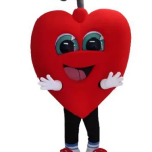 New Adult Hot Sale Foam Red Heart Doll Fancy Cartoon Mascot Costume Plush Christmas Fancy Dress Halloween Mascot Costume