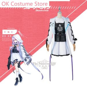 Blue Archive Hakari Atsuko Cosplay Costume Cos Game Anime Party Uniform Hallowen Play Role Clothes Clothing New Dress