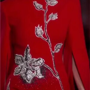 Formal Gown Prom Saudi Arabia Scoop Neckline Column Floor Length Skirts Vertically Hugging Embroidery Bead Bespoke Occasion Dres