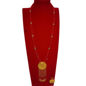 New Dubai 24K Gold Plated Jewelry Handmade Beaded Tassel Necklace Bridal Accessories Necklace Women’s Earrings  YY10483