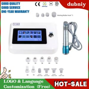Portable Physical Therapy Equipment ED Electromagnetic Extracorporeal Shock Wave Therapy Machine Pain Relief Body Relax Massager