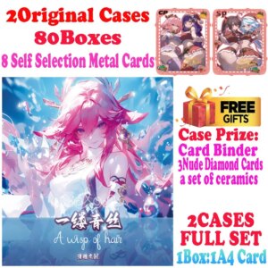 Wholesale 2024 Lastest A4 Size A Wisp Of Hair Collection Card Board Waifu Yae Miko Booster Box TCG Doujin Toys And Hobby Gift