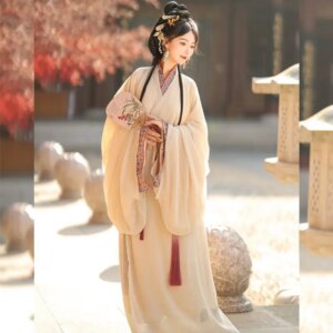 Warring States Robe Ma Shan Chu Tomb Restoration Daily Straight Adult Women’s Han Chinese Clothing Tail