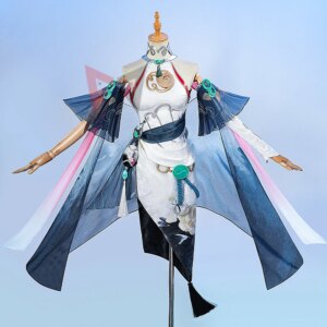 New Game Lihensyan Cosplay Costume Honor Of Kings Cosplay Set Dress Hair Accessories For Game Party Custom Made
