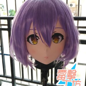 (X-KM214)Quality Handmade Female/Girl Resin Japanese Cartoon Character Animego Cosplay Kigurumi Mask Crossdresser