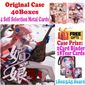 2025 Lastest A5 Size Matchmaker 3 Charm Lady Wave 2 Waifu Card Board Boa Hutao Ganyu Furina Keqing Artboard TCG Toys Hobby Gift