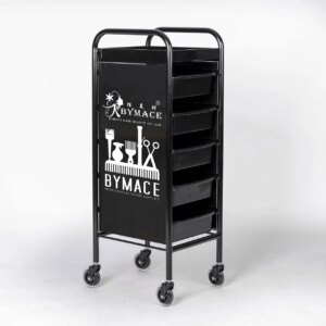 Professionnel PP Beauty Hair Salon Trolley Spa Furniture Beauty Salon Pedicure Cart With 5 Drawers