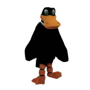 Best Mascot Black Duck Mascot Costume Adult Size Cartoon Character Outfit Suit Fancy Dress for Parties Carnival Cosply SW772