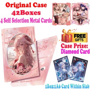 Wholesale 2025 Lastest A6 Size Romantic Covenant Collection Card Board Within Slab Waifu Miko TCG Doujin Toys And Hobby Gift