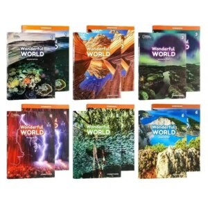 The new edition of Wonderful World 2 American primary and secondary school English textbooks for students