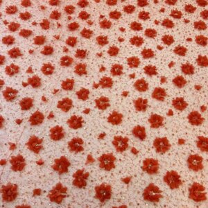 African Mesh 3D Flower Lace Fabric Nigerian Beads Lace Fabric 2025 High Quality French Nigeria For Party Wedding Sewing Dresses