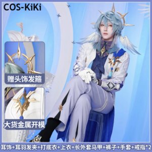 COS-KiKi Honkai: Star Rail Sunday Chicken Wing Boy Game Suit Cool Handsome Uniform Cosplay Costume Halloween Party Outfit Men