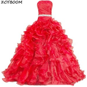 Customized Halter Full Sleeves Beading Crystal Off Shoulder Formal Evening Dresses Sweep Train 2025 Party Dress Prom Gowns