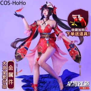 COS-HoHo Honkai: Star Rail Sparkle Game Suit Elegant Dress Uniform Cosplay Costume Halloween Party Role Play Outfit Women
