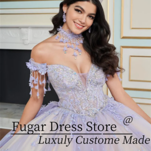 Exquisite 3D floral decals Quinceanera DresseSparkling stone decoration Dreamy Sweetheart Collar ball gown Vestidos de fiesta
