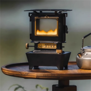 Fireplace Glazed Lamp Kerosene Stove Cooking Tea Stove Small Heating Stove Camping Equipment Barbecue