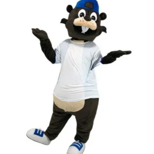 New Adult Hot Sale Foam Cute Beaver Cartoon Mascot Costume Plush Christmas Fancy Dress Halloween Mascot Costume
