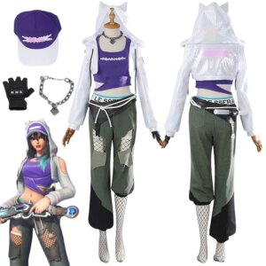 Game OW Cosplay Ashe Top Pants Party Disguise Roleplay Costume Female Adult Suits Outfit Halloween Carnival Party Clothing Set