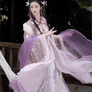 Hanfu women embroidery chebule skirt set ladies