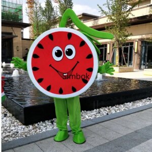 Watermelon Mascot Cartoon Doll Costume, Action Figure, Pineapple, Mango, Pomegranate Performance, Funny Decorations