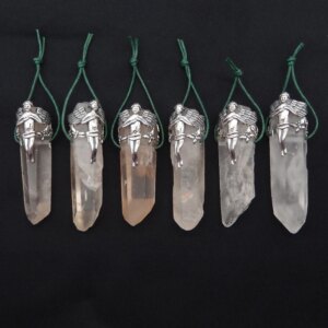 925 Sterling Silver Angel Necklace Pendant Men,Natural Stone Quartz Luxury Quality Jewelry New 70x21x22mm 35g