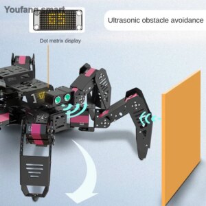 18 DOF Hexapod Robot Kit Spider Robot Frame with Servos for Arduino Robot DIY Kit Programmable Robot Spider Educational Project