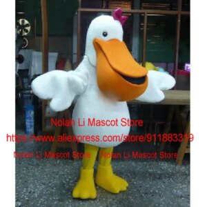 New High Quality Pelican Mascot Clothing Cartoon Set Birthday Party Role Playing Adult Size Advertising Game Holiday Gift 282