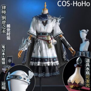 COS-HoHo Identity V Freddy Riley Lawyer Golden Skin Game Suit Gorgeous Uniform Cosplay Costume Halloween Party Role Play Outfit