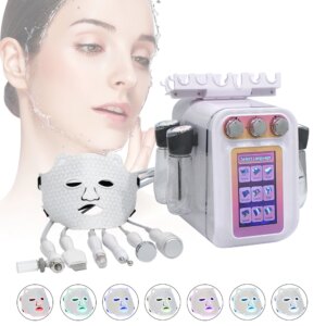 7 in 1 Hydrogen Oxygen Small Bubble Facial Beauty Machine Hydro Skin Care Scrubber Face Lifting Dermabrasion Device Cleaning Spa