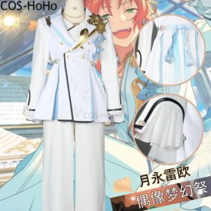 COS-HoHo Ensemble Stars 2 Tsukinaga Leo Personal MV Clothing Game Suit Gorgeous Cosplay Costume Halloween Carnival Party Outfit