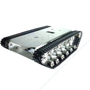 Big Load TS600 RC Tank Metal Chassis With DC Motor Metal Stainless Track Robot Car For ROS Robot Kit RC Programmable Robotic Car