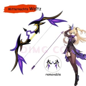Genshin Impact Fischl Cosplay Weapon Props Model Mitternachts Waltz