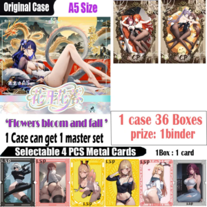 New Goddess A5 Size Card ‘Flowers bloom and fall ’ Waifu Card Hobby Genshin CCG Card Doujin Toys Board Gifts