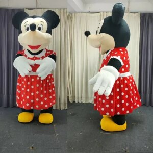 Party Props2M-3M Mickey And Minnie Inflatable Mascot Christmas Party Adult Walking Inflatable Performance Costume Advertising Ce