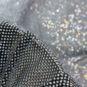 2025 New Design Heavy Stones Nigerian Lace Fabrics Fashion Women African Tulle Lace Luxury Crystal Stones Fabrics For Wedding