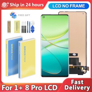 OLED 8Pro Display Screen For OnePlus 8 Pro LCD Display Touch Screen Digitizer Assembly Replacement 1+8pro Screen Replacement