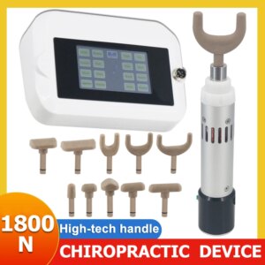 1800N Electric Chiropractic Tool Intensity Therapy Spine Correction Gun Body Massage Chiropractic Adjusting Instrument Home New