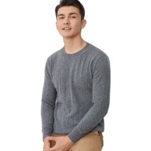 100% Cashmere Knitted Sweater In MEN’S Pullover O-Neck For Winter New Product