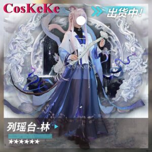 CosKeKe Lin Cosplay Game Arknights Costume New Skin Sweet Lovely Uniform Dress Full Set Women Activity Party Role Play Clothing