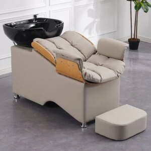 Beauty Hair Salon Shampoo Chair With Massage Electric Recliner Massage Chair Hair Washing Massage Shampoo Bed