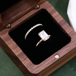 Provence bridal set Rings 14k18KGold D/VS1 IGI Lab Grown Diamonds for Women Engagement Rings Classic Finger Personalized Custom