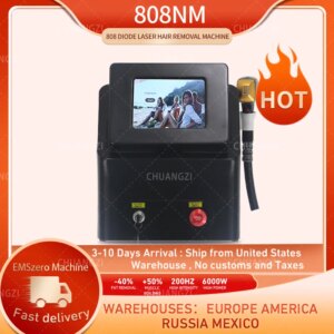 New 2000W 808 755 1064 Nanometer Diode Laser Hair Removal Machine Hair Removal Beauty Instrument Ice Titanium Device For Salon