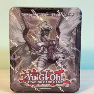 Yugioh KONAMI Duel Monsters TCG Tempest Dragon Ruler of Storms Collection Tin 2013 English Sealed Booster Metal Box
