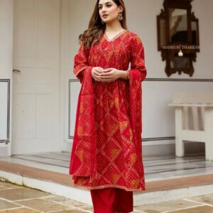 Women Ethnic Kurti Pant Set Beautiful Salwar Kameez Kurta Set