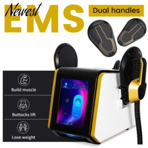 Best selling shaping RF weight loss fitness muscle machine ABS muscle stimulator slimming muscle firming buttocks.